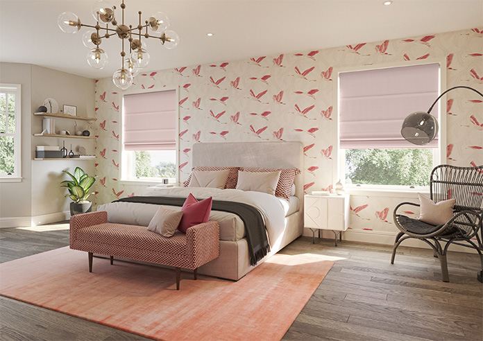 Menton, Dusted Pink - Twist&Fit Roman Blind - Image 6